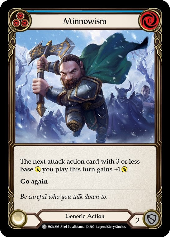 Image for Minnowism (Blue) (Monarch) (MON298) - Flesh and Blood TCG