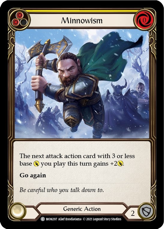 Image for Minnowism (Yellow) (Monarch) (MON297) - Flesh and Blood TCG