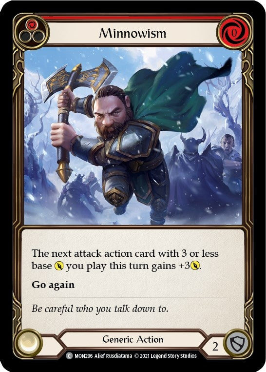 Image for Minnowism (Red) (Monarch) (MON296) - Flesh and Blood TCG