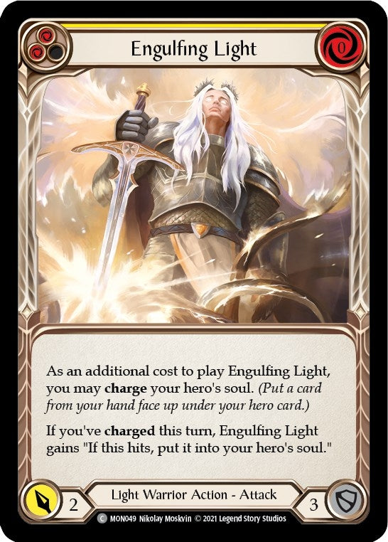 Image for Engulfing Light (Yellow) (Monarch) (MON049) - Flesh and Blood TCG
