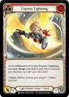 Image for Express Lightning (Red) (Monarch) (MON051) - Flesh and Blood TCG