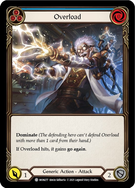 Image for Overload (Blue) (Monarch) (MON277) - Flesh and Blood TCG