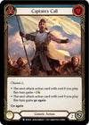 Image for Captain's Call (Blue) (Monarch) (MON262) - Flesh and Blood TCG