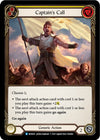 Image for Captain's Call (Yellow) (Monarch) (MON261) - Flesh and Blood TCG