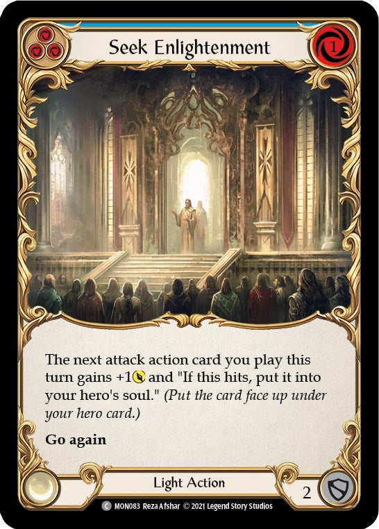 Image for Seek Enlightenment (Blue) (Monarch) (MON083) - Flesh and Blood TCG