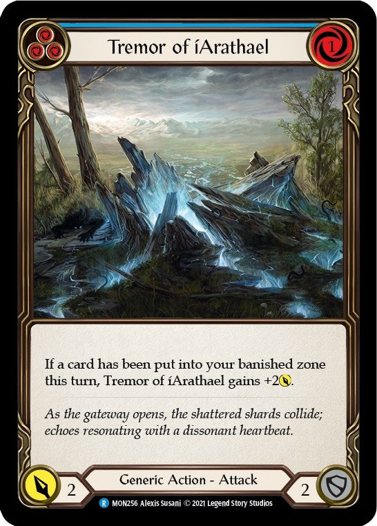 Image for Tremor of iArathael (Blue) (Monarch) (MON256) - Flesh and Blood TCG