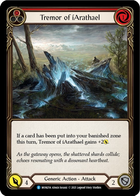 Image for Tremor of iArathael (Red) (Monarch) (MON254) - Flesh and Blood TCG