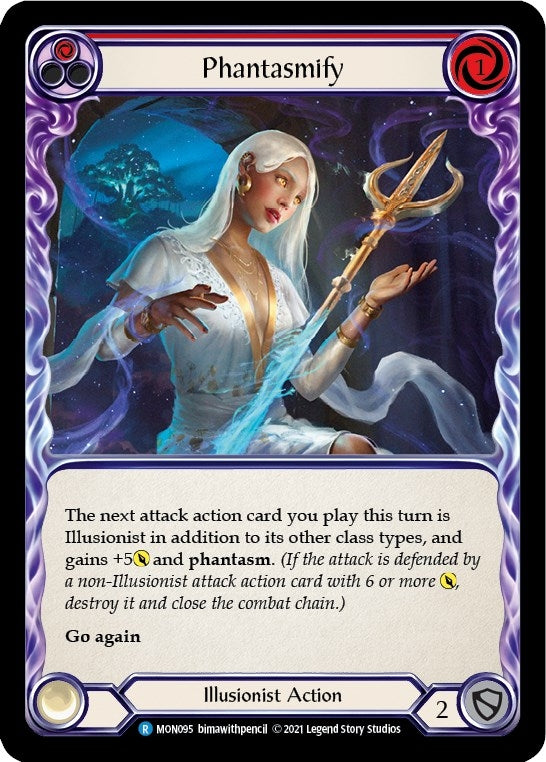 Image for Phantasmify (Red) (Monarch) (MON095) - Flesh and Blood TCG