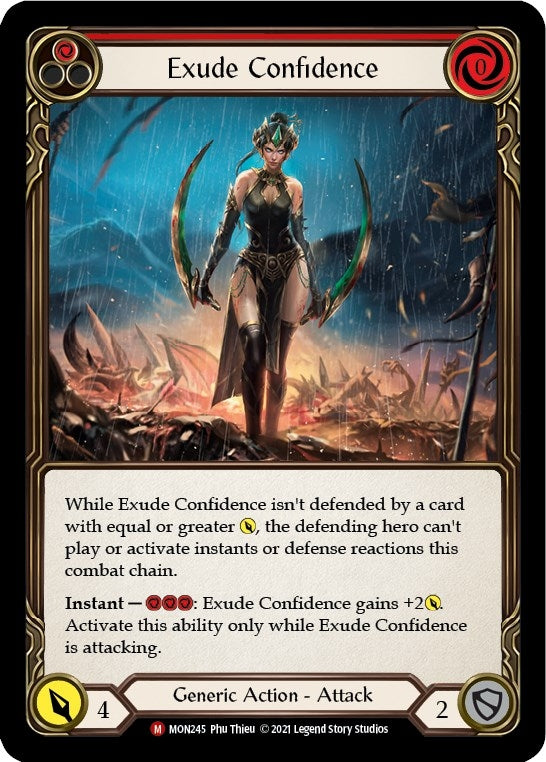 Image for Exude Confidence (Monarch) (MON245) - Flesh and Blood TCG