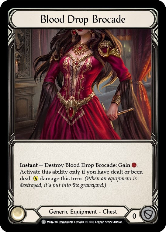 Image for Blood Drop Brocade (Monarch) (MON238) - Flesh and Blood TCG