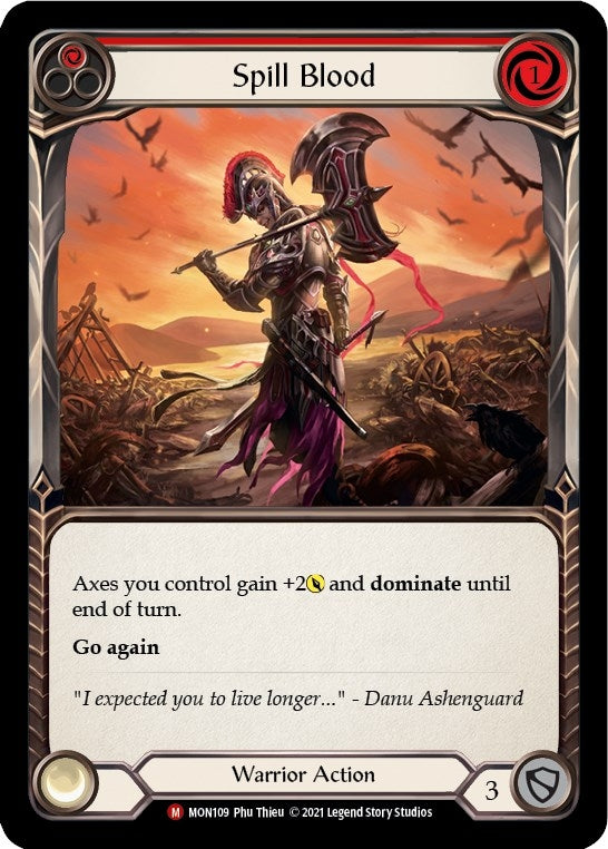 Image for Spill Blood (Monarch) (MON109) - Flesh and Blood TCG