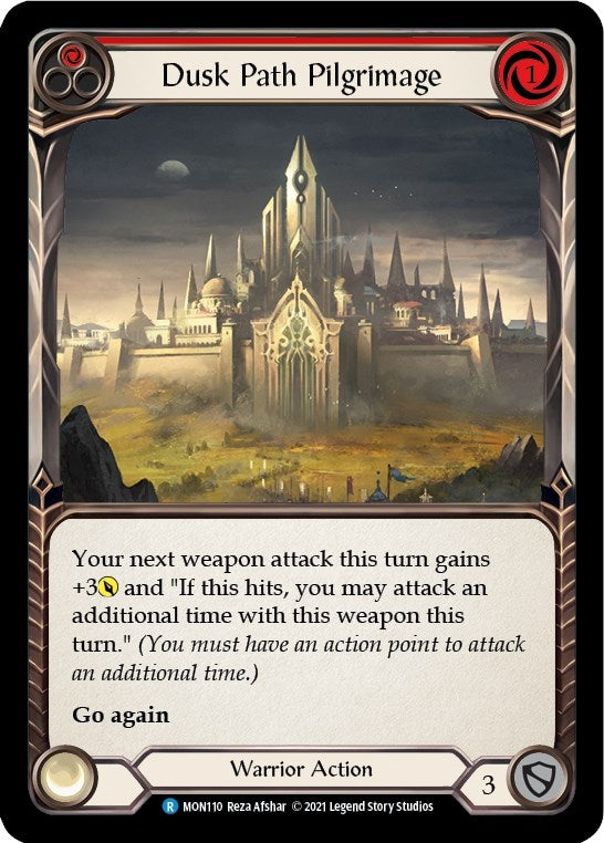 Image for Dusk Path Pilgrimage (Red) (Monarch) (MON110) - Flesh and Blood TCG
