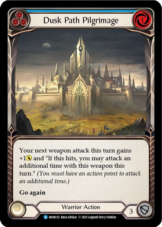 Image for Dusk Path Pilgrimage (Blue) (Monarch) (MON112) - Flesh and Blood TCG