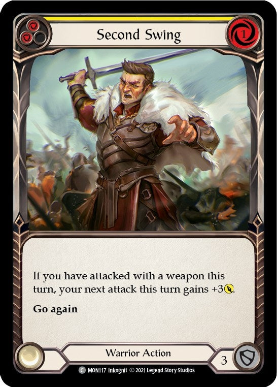 Image for Second Swing (Yellow) (Monarch) (MON117) - Flesh and Blood TCG