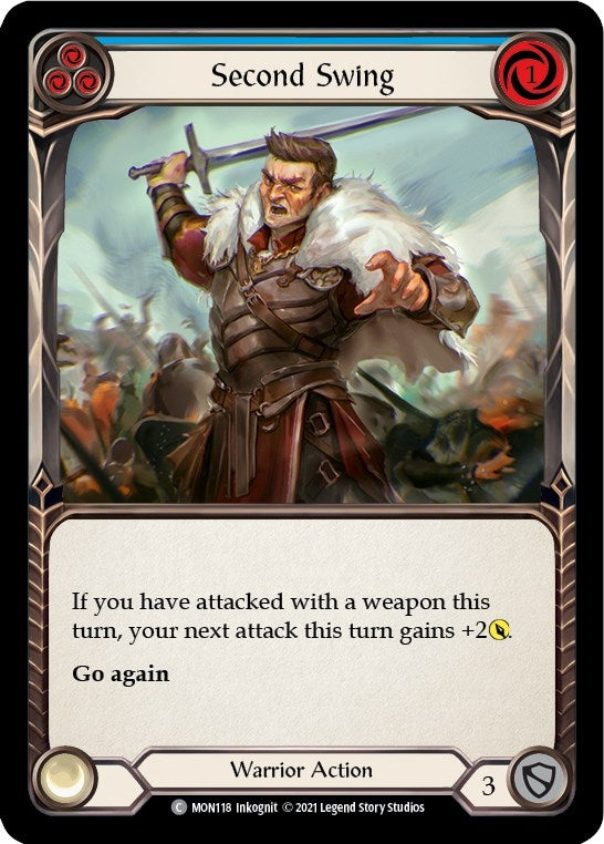 Image for Second Swing (Blue) (Monarch) (MON118) - Flesh and Blood TCG