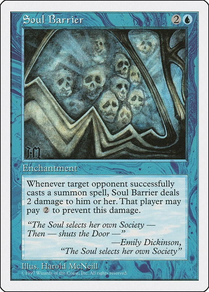 Image for Soul Barrier (Fifth Edition) - Magic: The Gathering