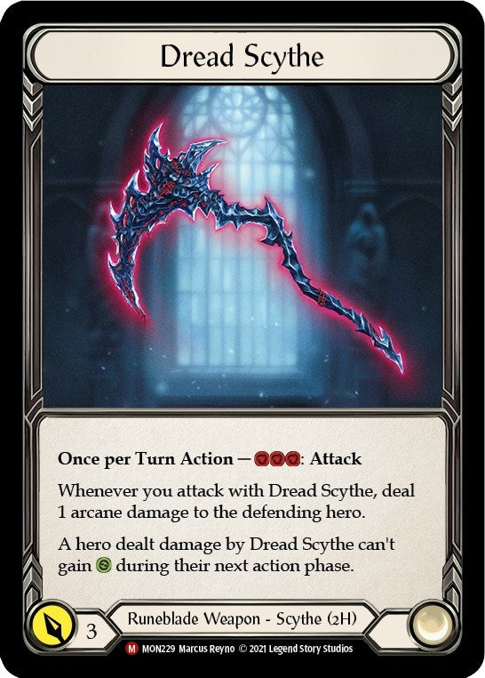 Image for Dread Scythe (Monarch) (MON229) - Flesh and Blood TCG