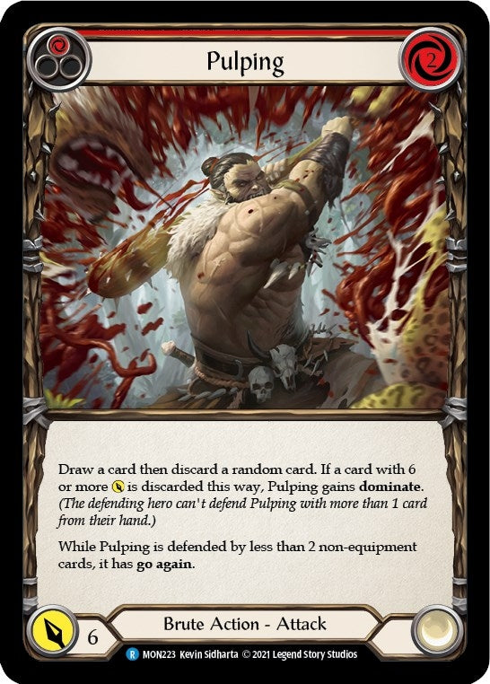 Image for Pulping (Red) (Monarch) (MON223) - Flesh and Blood TCG