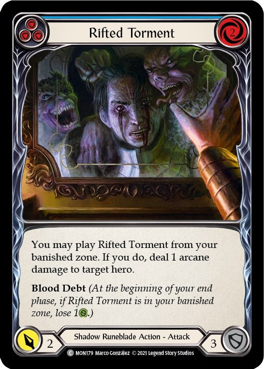 Image for Rifted Torment (Blue) (Monarch) (MON179) - Flesh and Blood TCG