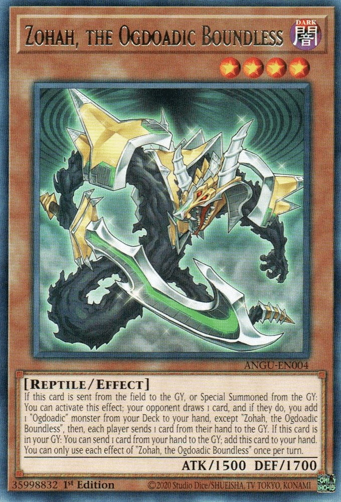 Image for Zohah, the Ogdoadic Boundless (Ancient Guardians) (ANGU-EN004) - YuGiOh