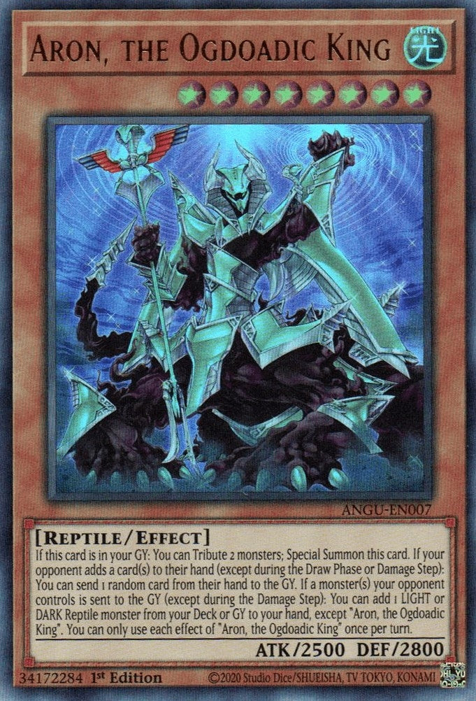 Image for Aron, the Ogdoadic King (Ancient Guardians) (ANGU-EN007) - YuGiOh