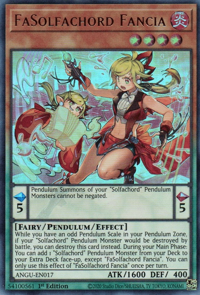 Image for FaSolfachord Fancia (Ancient Guardians) (ANGU-EN017) - YuGiOh