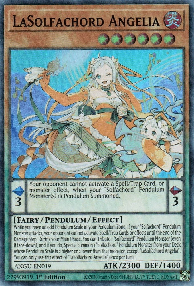 Image for LaSolfachord Angelia (Ancient Guardians) (ANGU-EN019) - YuGiOh