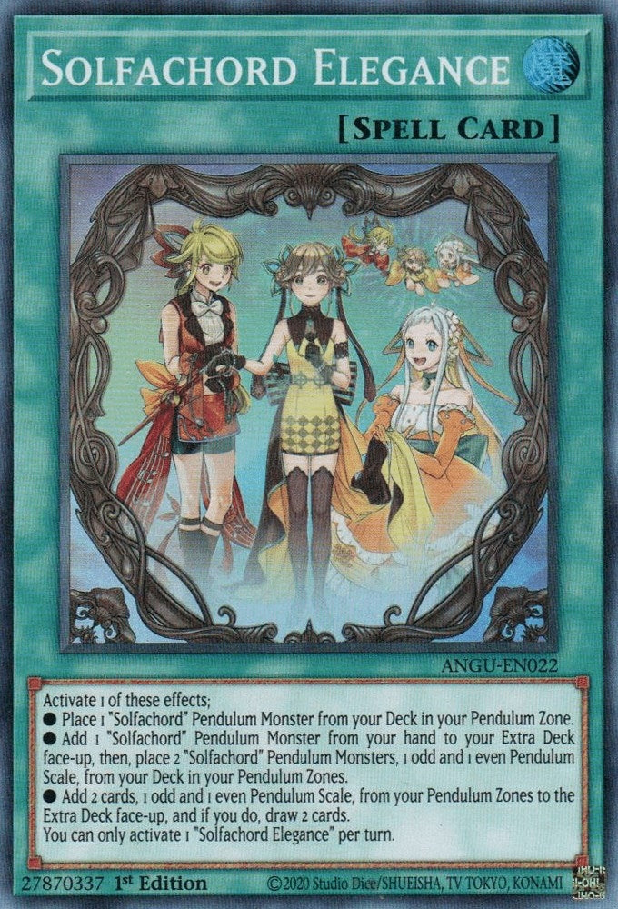 Image for Solfachord Elegance (Ancient Guardians) (ANGU-EN022) - YuGiOh