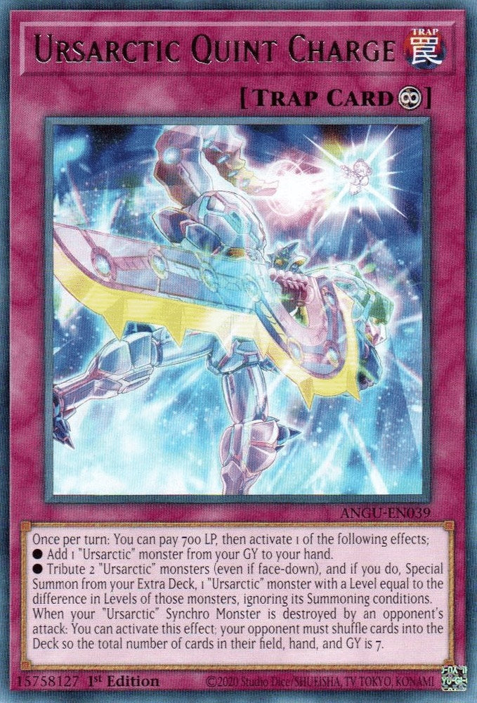 Image for Ursarctic Quint Charge (Ancient Guardians) (ANGU-EN039) - YuGiOh