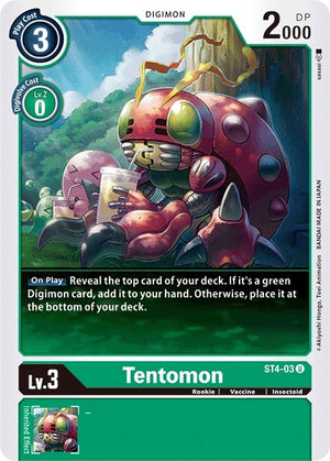 Image for Tentomon (ST-4) (ST4-03 U) - Digimon Card Game