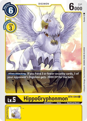Image for HippoGryphonmon (BT4-044 C) [Great Legend]
