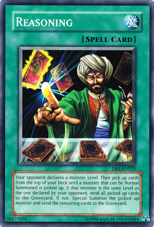 Image for Reasoning (Dark Revelation Volume 1) (DR1-EN029) - YuGiOh