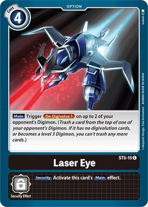 Image for Laser Eye (ST-5) (ST5-15 C) - Digimon Card Game