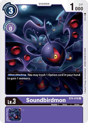 Image for Soundbirdmon (BT4-078 U) [Great Legend]