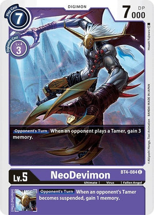 Image for NeoDevimon (BT4-084 C) [Great Legend]