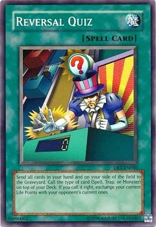 Image for Reversal Quiz (Dark Revelation Volume 1) (DR1-EN040) - YuGiOh