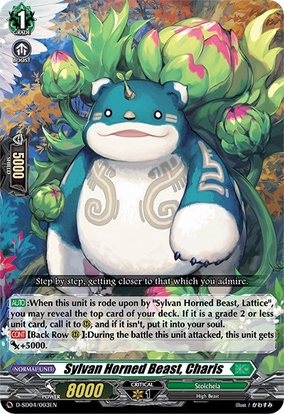 Image for Sylvan Horned Beast, Charis (D-SD04: Megumi Okura -Sylvan King-) (D-SD04/003EN) - Cardfight Vanguard
