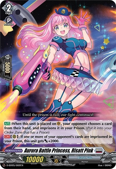 Image for Aurora Battle Princess, Risatt Pink (D-SD05: Tomari Seto -Aurora Valkyrie-) (D-SD05/002EN) - Cardfight Vanguard