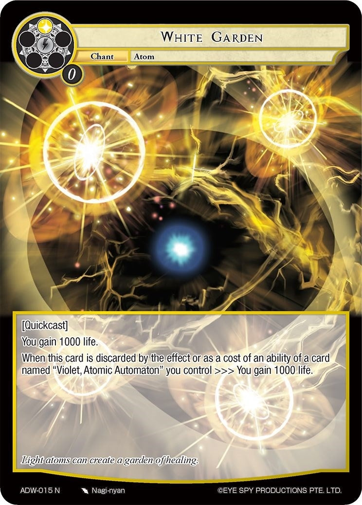Image for White Garden (Assault into the Demonic World) (ADW-015) - Force of Will