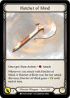 Image for Hatchet of Mind (Blitz Deck: Monarch - Boltyn) (BOL004) - Flesh and Blood TCG