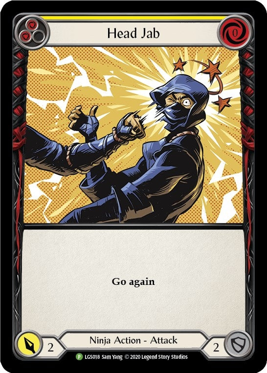 Image for Head Jab (Yellow) - LGS018 (Flesh and Blood: Promo Cards) (LGS018) - Flesh and Blood TCG