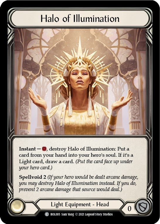 Image for Halo of Illumination (Blitz Deck: Monarch - Boltyn) (BOL005) - Flesh and Blood TCG