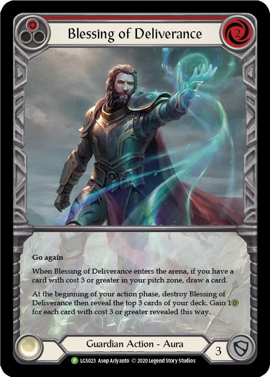 Image for Blessing of Deliverance (Red) - LGS023 (Flesh and Blood: Promo Cards) (LGS023) - Flesh and Blood TCG