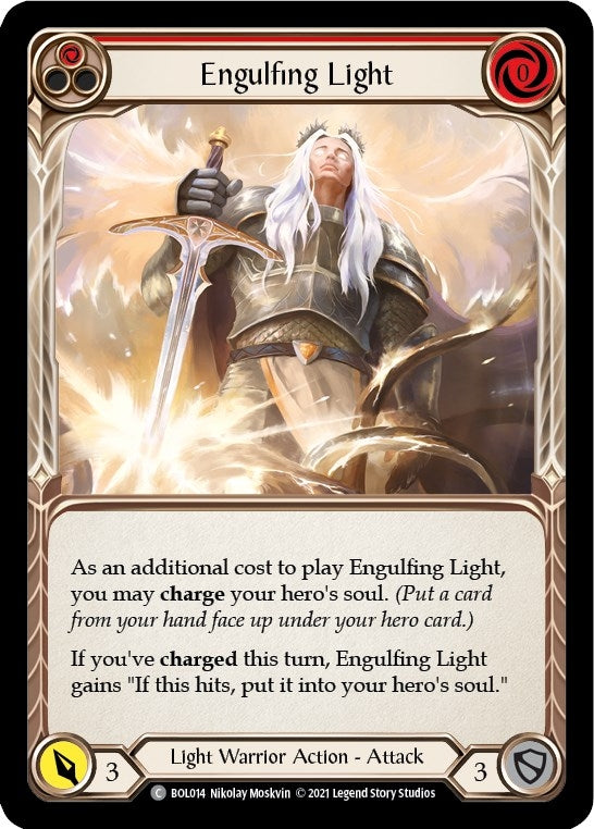 Image for Engulfing Light (Red) (Blitz Deck: Monarch - Boltyn) (BOL014) - Flesh and Blood TCG