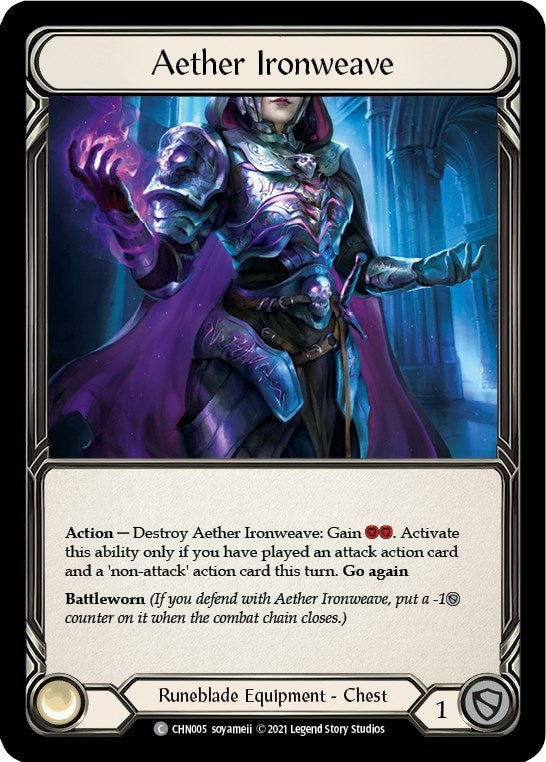 Image for Aether Ironweave (Blitz Deck: Monarch - Chane) (CHN005) - Flesh and Blood TCG