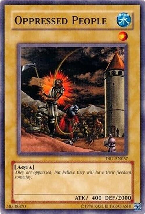 Image for Oppressed People (Dark Revelation Volume 1) (DR1-EN057) - YuGiOh