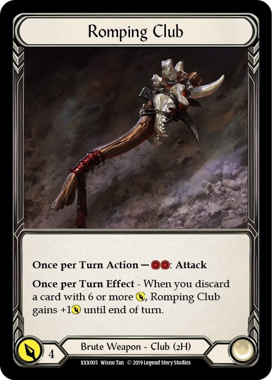 Image for Anothos // Romping Club (Flesh and Blood: Promo Cards) (XXX005 // XXX006) - Flesh and Blood TCG