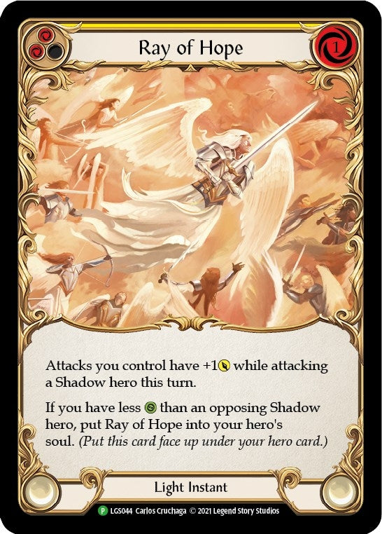 Image for Ray of Hope - LGS044 (Flesh and Blood: Promo Cards) (LGS044) - Flesh and Blood TCG