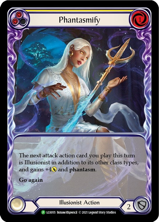Image for Phantasmify (Yellow) (Extended Art) - LGS055 (Flesh and Blood: Promo Cards) (LGS055) - Flesh and Blood TCG