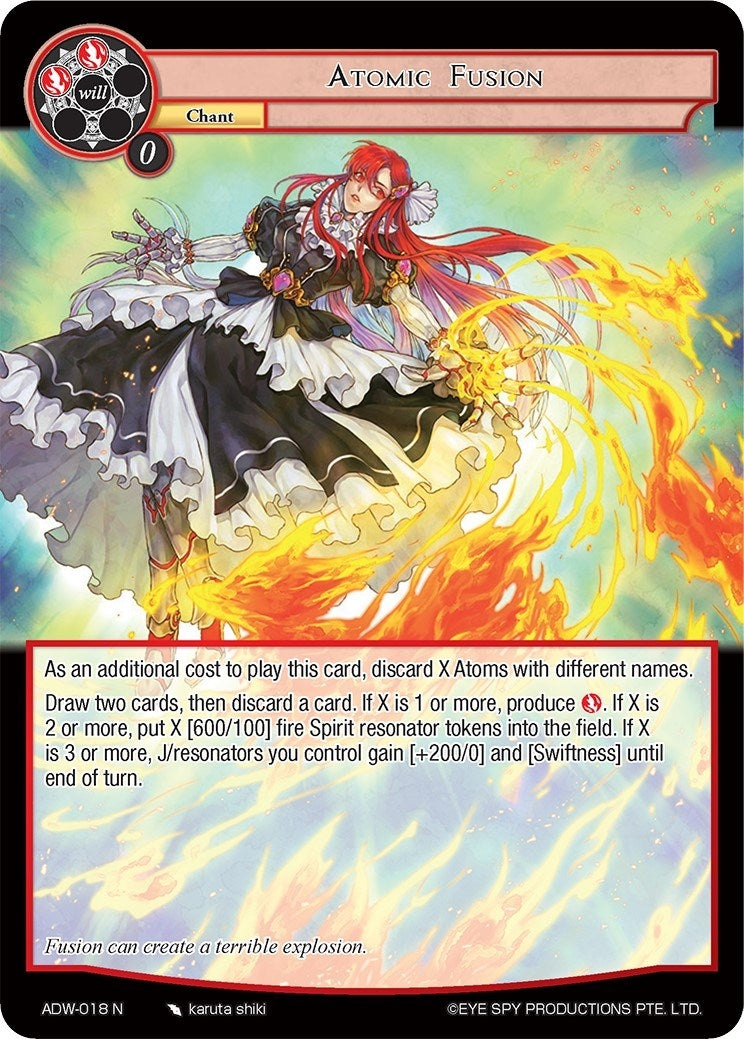Image for Atomic Fusion (Assault into the Demonic World) (ADW-018) - Force of Will
